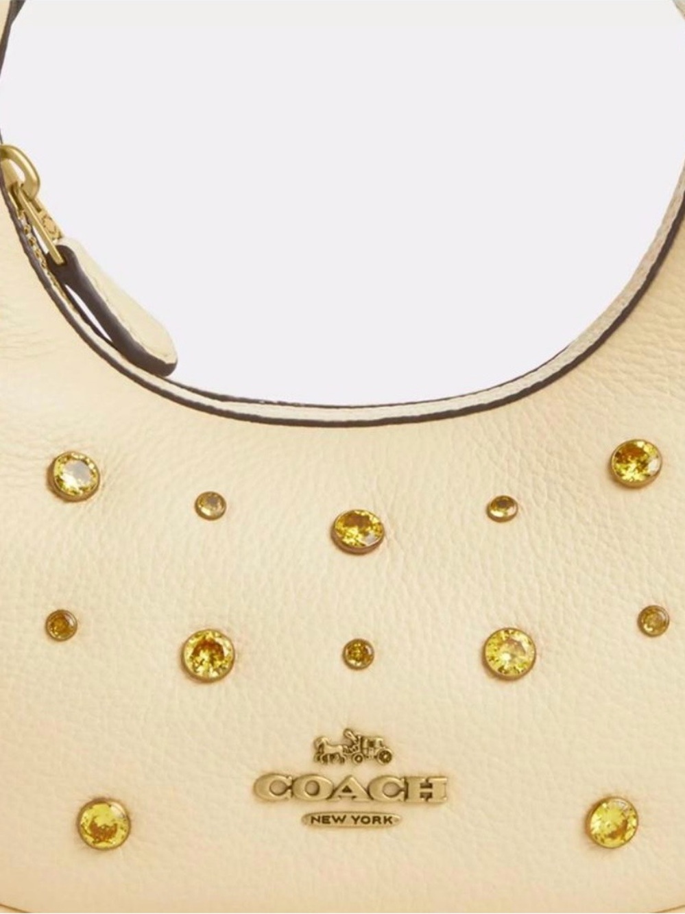 Coach Carmen Mini Crossbody Bag With Crystal/Floral Print CAK87/CAK90 - Picture 8 of 11